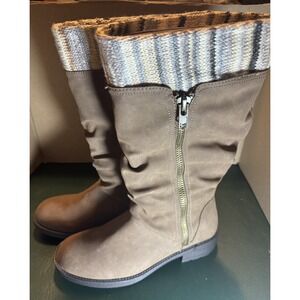 Rocket Dog Women's Slouch Winter Boots Brown Suede Size 10